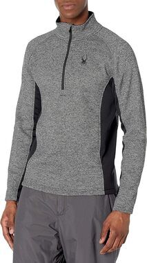 Spyder Men's Half Zip Mid Weight Mock Neck Outbound Sweater Size Small